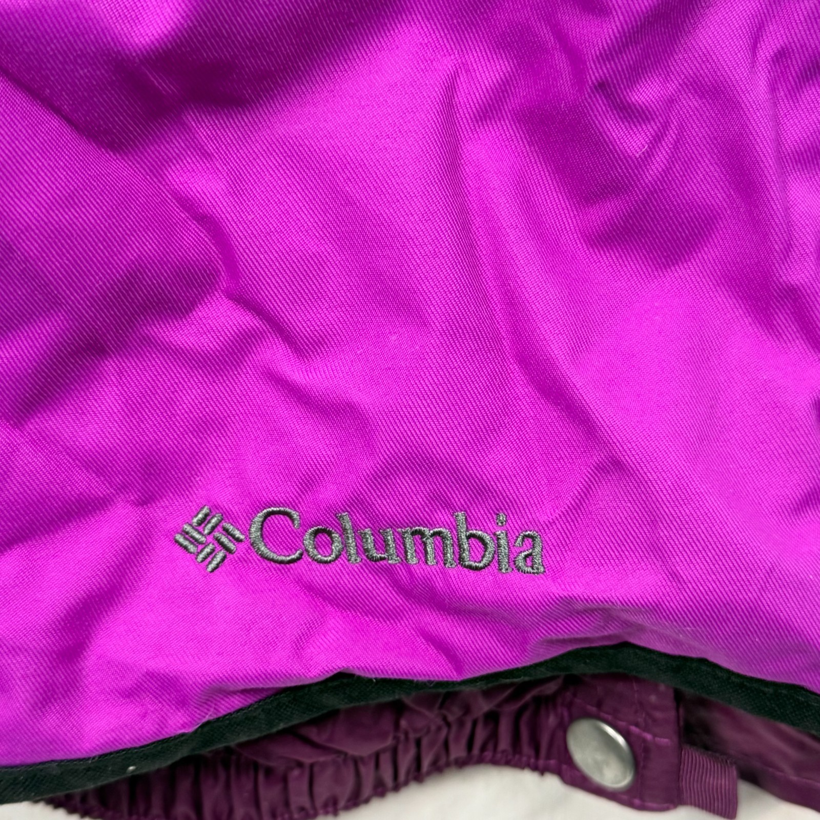 Columbia Waterproof Insulated Ski Pants Small Purple Omni Heat Tech Snowcore thumbnail 5