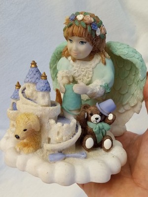 HEAVEN'S LITTLE HELPERS ''SANDY'S SANDCASTLE'' 1999 Angel Originals Collectible