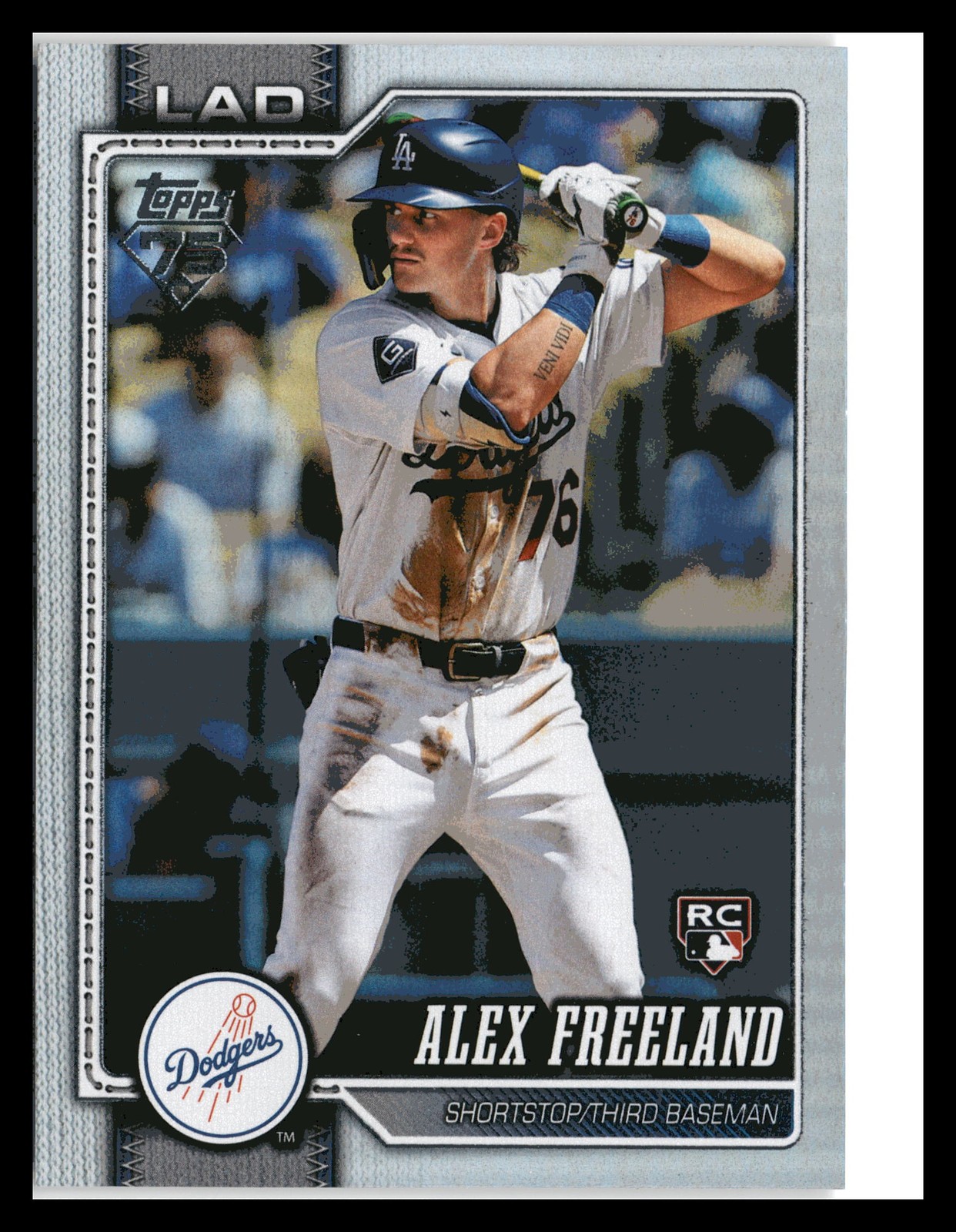 2026 Topps #74 Alex Freeland Rainbow Foil