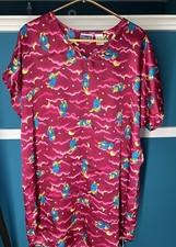 Vintage Winnie The Pooh Satin Nightgown with Sleepy Pooh Print Size Large