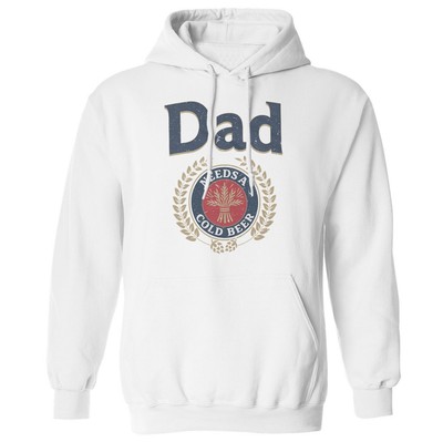Dad Needs a Cold Beer - Funny Fathers Day Gift Unisex Hooded Sweatshirt