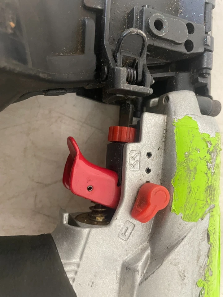 Bobina pneumática central vintage para telhado pregador ferramenta de ar resistente - Imagem 2 de 4