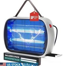 High Voltage Indoor Bug Zapper 20W Electric Fly Killer Mosquito Trap 5000 Sq Ft