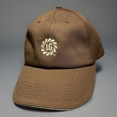 K-Products  Hat Brown One Size  Strap BackEmbroidered Logo