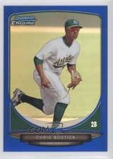 2013 Bowman Draft Top Prospects Chrome Blue Refractor 80/99 Chris Bostick 1p7
