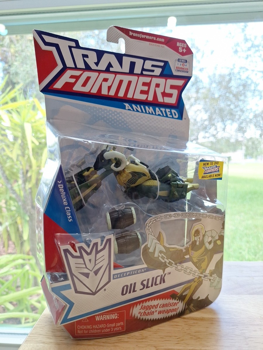 Transformers Animated Oil Slick 輸入品 Hasbro Transformers Animated Deluxe Oil Slick Action Figure