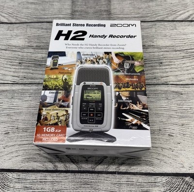 Zoom H2 Handy Recorder w/ Accessories, HD Card, Original Box