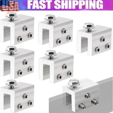 6PCS Standing Seam Roof Clamps Metal Fixing Clamps Racking Bracket Solar Panel