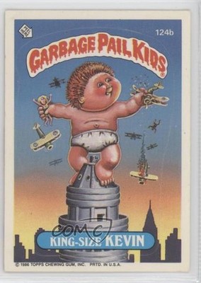 1986 Topps Garbage Pail Kids Series 3 King-size Kevin (Copyright on Front) 12g7