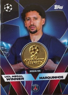 TOPPS MATCH ATTAX Uefa Club Competitions 2024 25 Captain Marquinhos Paris Psg EUR 1,00 - DE