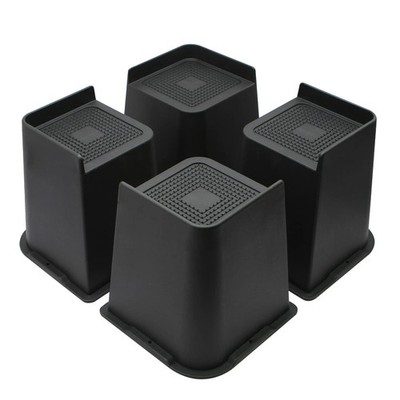 Bed Risers 6 inch, Oversized Furniture Risers, HeavyDuty Support Up to 6000 L...