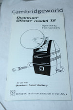 QUANTUM QFLASH MODEL T2 OPERATING INSTRUCTION MANUAL GUIDE BOOK ORIGINAL GENUINE