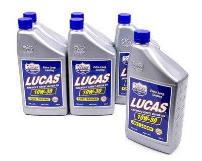 Lucas Motor Oil - High Performance - 10W30 - Conventional - 1 qt - Set of 6