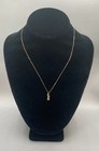 Gold Tone Sterling Silver 925 LOVE 18" Necklace and Earrings Jewelry Lot of 3 — photo 2