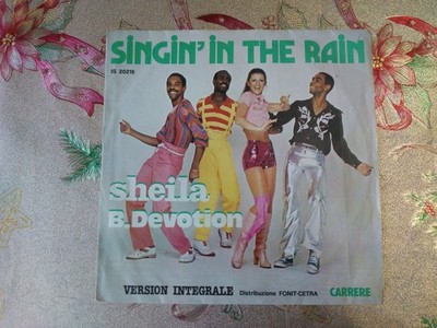 Sheila B. Devotion - Singin'in The Rain (45 Runden - 7'')
