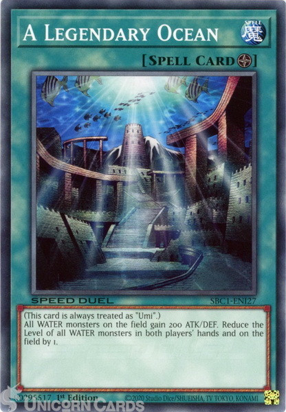 SBC1-ENI27 A Legendary Ocean :: Common 1st Edition YuGiOh Card