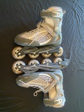 Bladerunner Pro 80 Inline Skates Rollerblades Gray Purple 80mm Wheel Men Sz 9