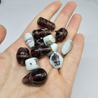 16 Pcs Handmade Murano & Speckled Lampwork Glass Beads — photo 3