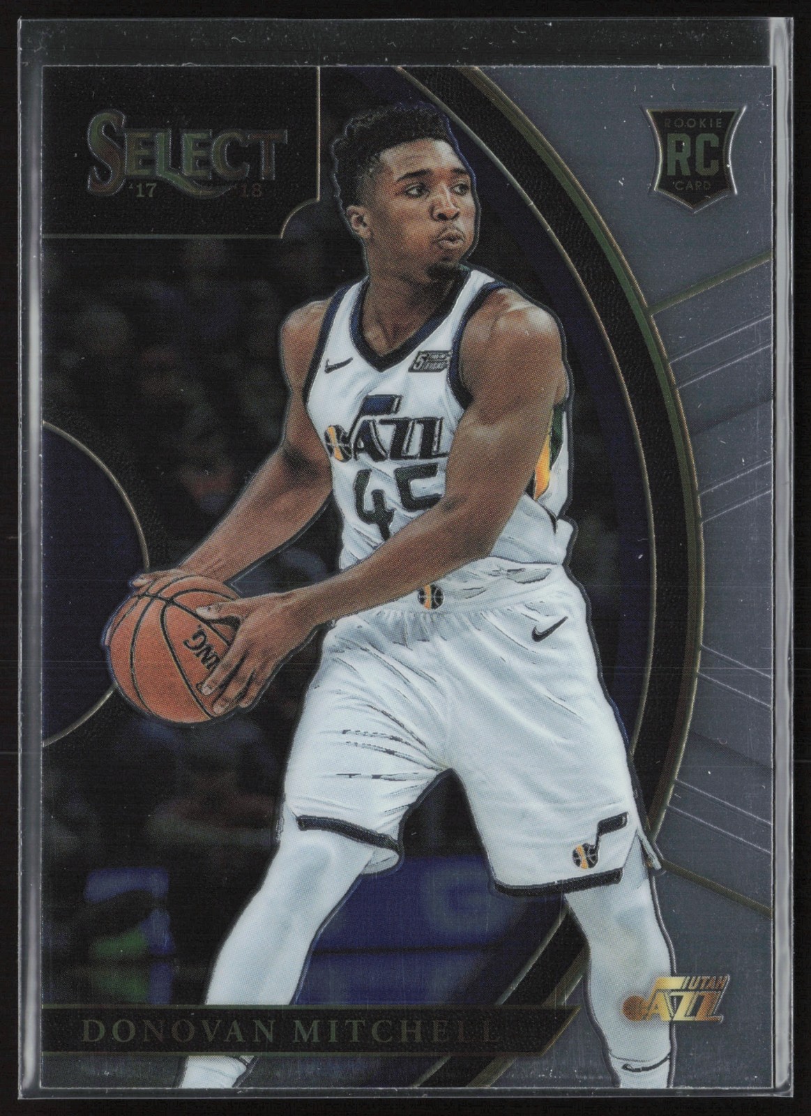 2017-18 Panini Select Donovan Mitchell Utah Jazz #11 RC Concourse