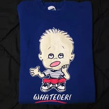 Vintage Decotex Designwear Whatever XL Crew Pullover Sweatshirt Single Stitch 