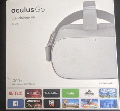 Oculus Go Standalone VR Headset 32GB Gray 60Hz 101° FOV Wi-Fi Bluetooth 3.5mm