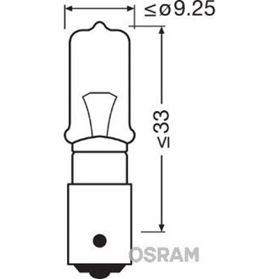 1x OSRAM ORIGINAL H21W GLÜHLAMPE 24V BAY9S | 64138