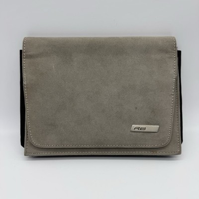 Original Audi R8 Bordmappe Dokumententasche Grau Alcantara-Optik | Luxus Edition