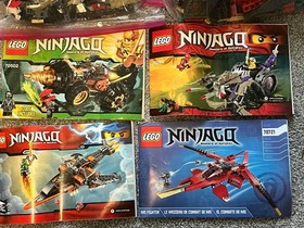 LEGO Ninjago Incomplete Sets Lot - 9449, 70502, 70721, 70601, 70745