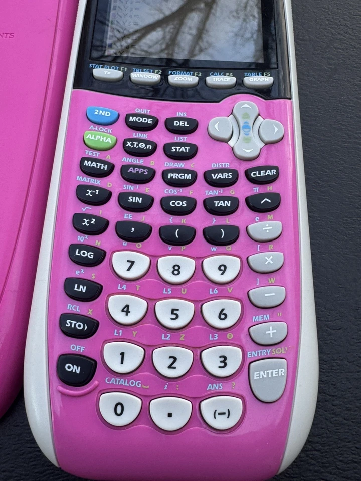 Texas Instruments TI-84 Plus C Silver Edition Graphing Calculator Tested/Working - Image 3 of 4