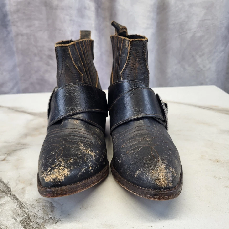 Botas femininas Matisse Understated BITCHIN BIKER fivela grande arnês 6 M - Imagem 3 de 4