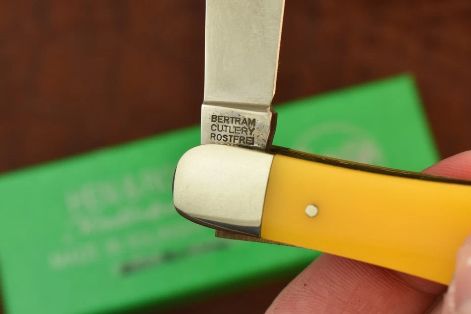 CUCHILLO WHITTLER AMARILLO GALLINA Y GALLO BERTRAM CUBIERTOS SOLINGEN ALEMANIA (27839) Foto 4 de 4