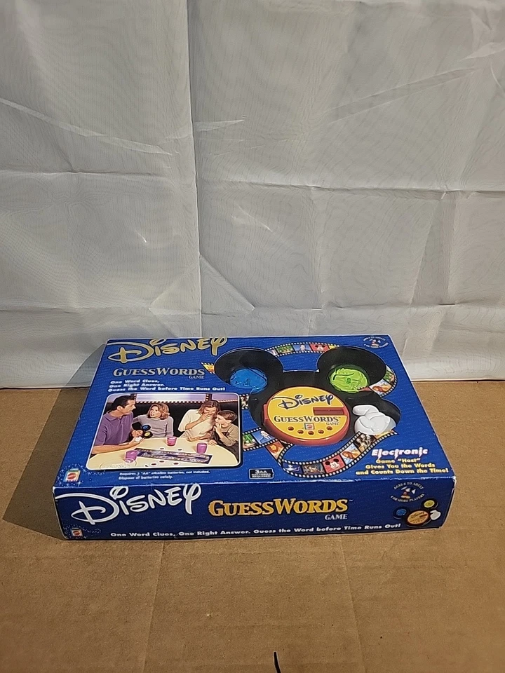 Vintage Disney GuessWords Electronic Game Tested & Works - Image 2 of 4