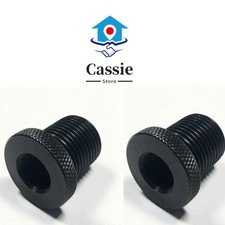 2 Pack Steel Premium Thread Adapter Convert 1/2x28 to 3/4x16 adapter
