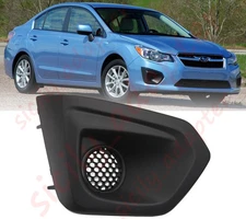 Right Passenger Side Fog Light Bezel Cover For 2012-2014 Subaru Impreza Black