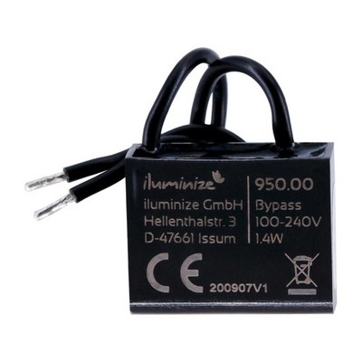 Bypass für 230V Aktoren ohne Null-Leiter, verhindert das Nachleuchten