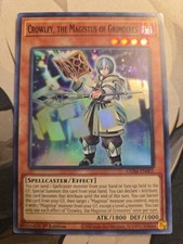 Yugioh! Crowley, the Magistus of Grimoires x 3 - 1st Ed Super Rare-GEIM-EN001-NM