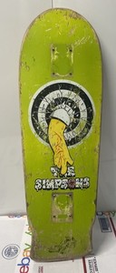 Thrashed Homer Smpson Rob Roskopp Target Santa Cruz Skateboard Deck Simpsons Vtf