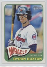 2014 Topps Heritage Minor League Edition Byron Buxton (Batting) #10 k9d