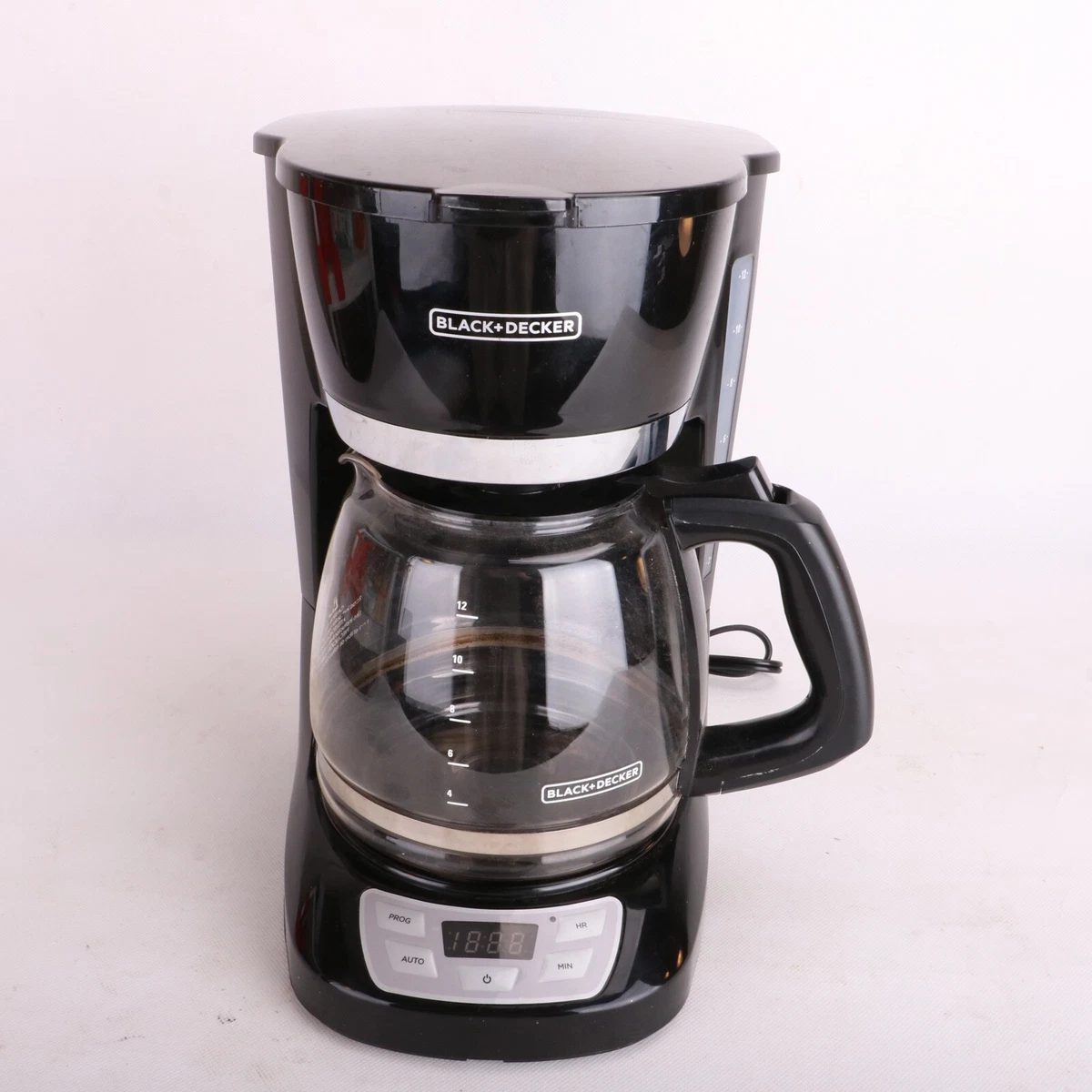 BLACK+DECKER 12-Cup* QuickTouch Programmable Coffeemaker, Black, CM1060B 