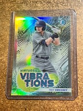 2022 Bowman Chrome Baseball Virtuosic Vibrations # VV-3 Trey Sweeney