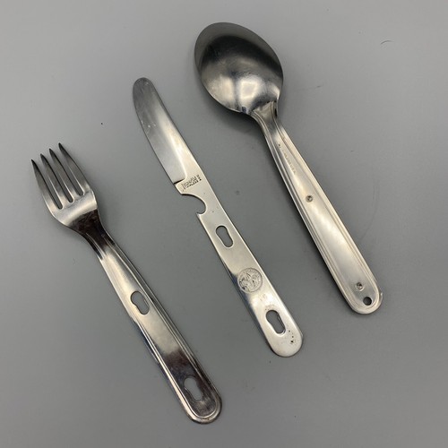 Vtg Boy Scouts of America Silverware Utensil Set Imperial Stainless Steel Case - Picture 6 of 19