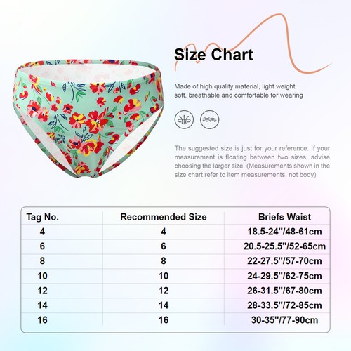 Girls Kids Seamless Briefs Underwear Underpants for Ballet Dance Gymnastics - Picture 40 of 92