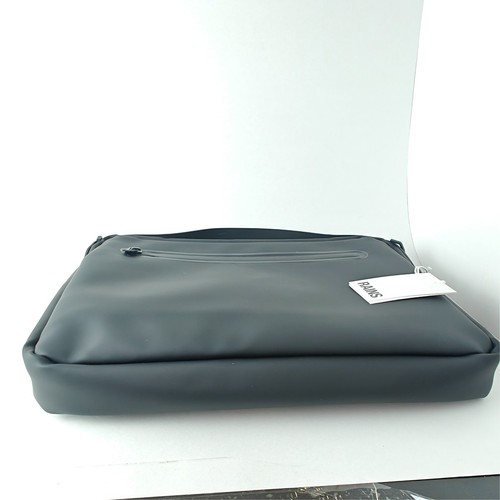 RAINS Borsa per Laptop 13" Borsa Impermeabile Nera Nuova con etichette - Foto 4 di 16