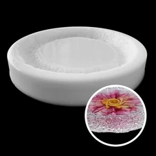 Raised DRUZY Edge Trinket Tray Silicone Mold AU