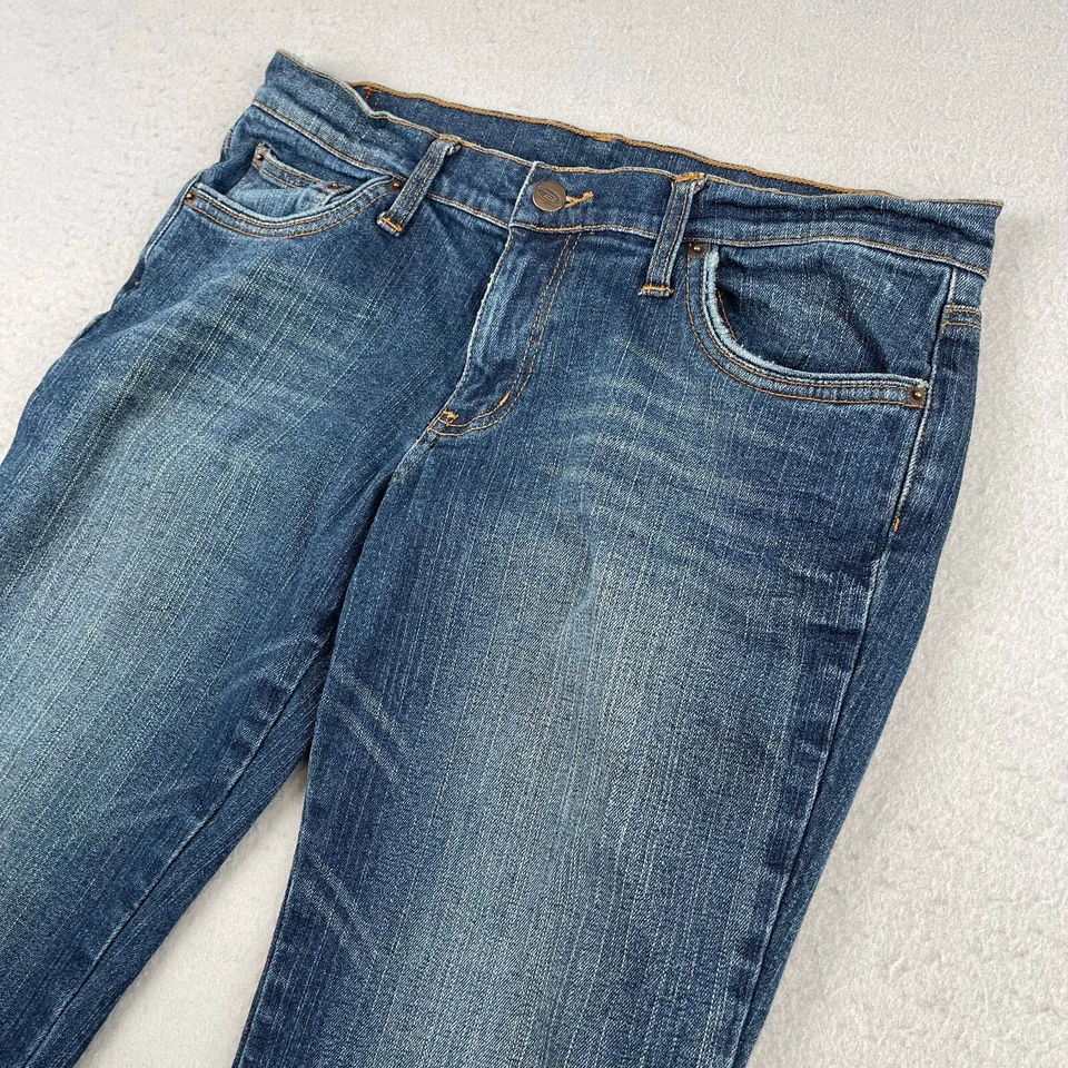 Vintage Bongo Jeans Womens JR 11 Blue Hipster Low Rise Flare Bootcut Y2K 32x32 - Image 2 of 4