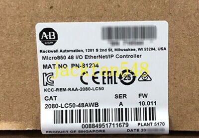 NEW   2080-LC50-48AWB Micro850 48 I/O EtherNet/IP Controller #W3