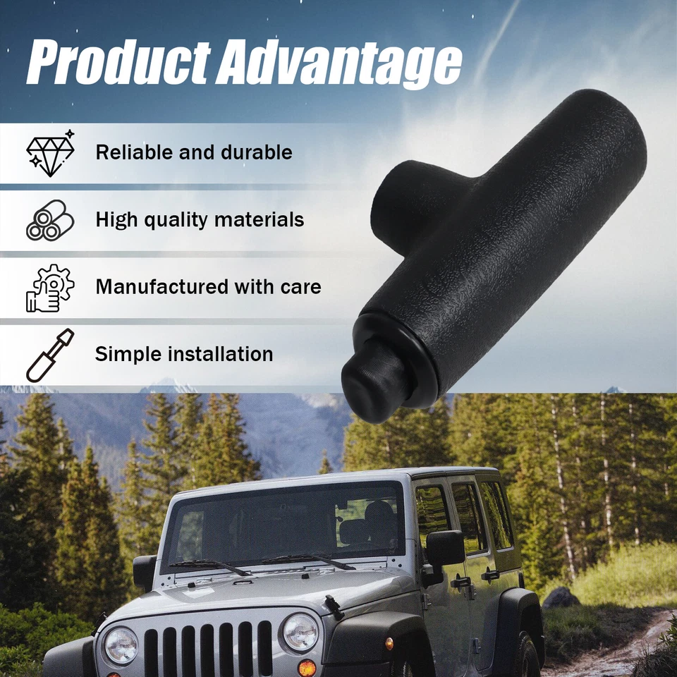 Car Gear Shift Knob Automatic Shifter Handle for Jeep Cherokee Wrangler Comanche - Изображение 3 из 4