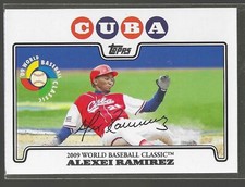 Alexei Ramirez 2008 Topps Update World Baseball Classic Preview Card# WBC-2