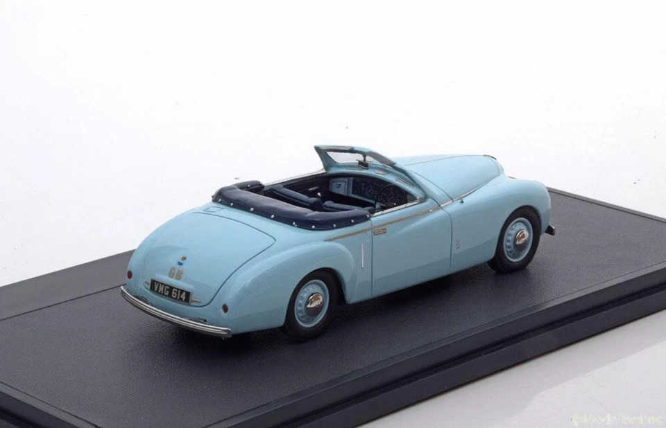 Bristol 400 DHC Cabriolet 1948 Pininfarina Blu Chiaro Matrix MX40204-101 1/43 - Immagine 3 di 3