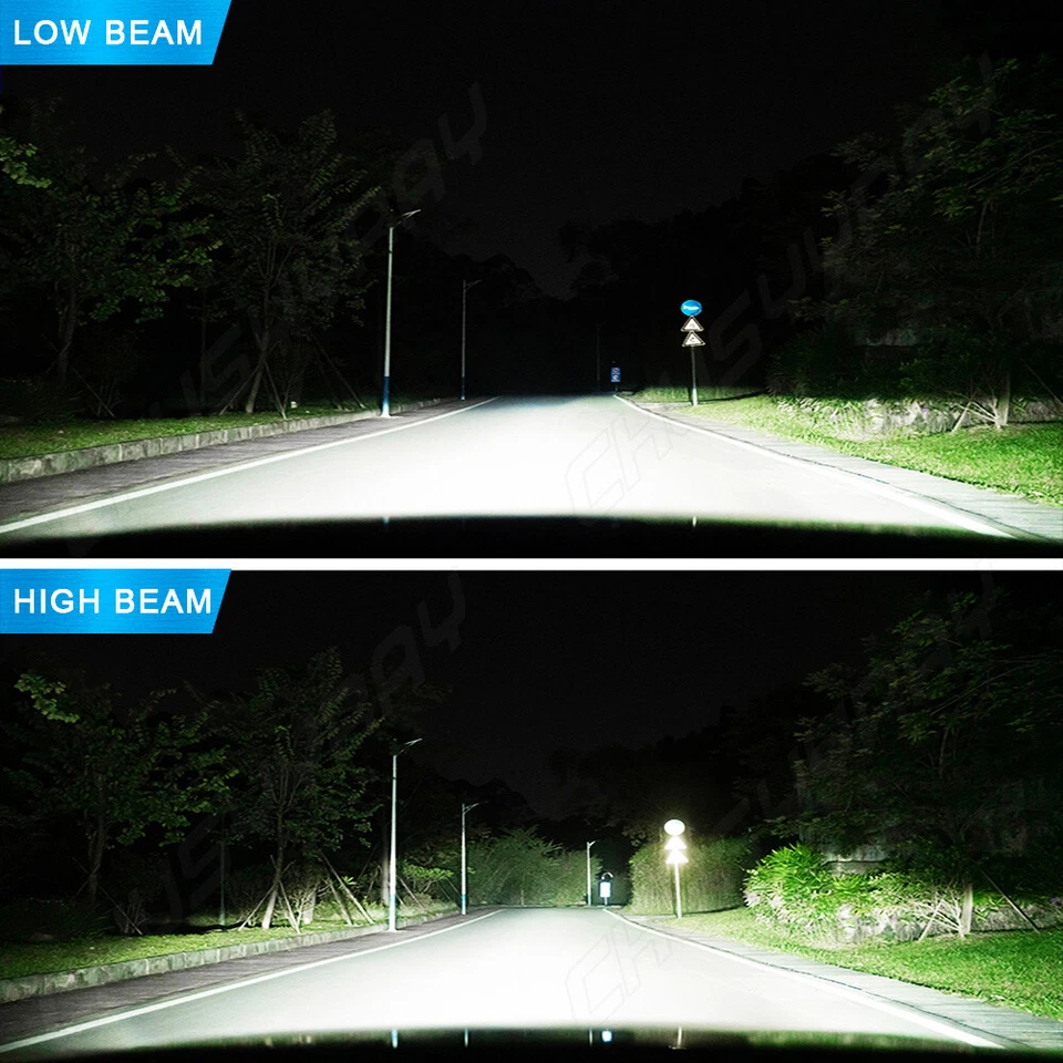 Para Chevrolet Caprice 1987-1989 1990 6000K Faros LED Bombillas de haz alto y bajo Foto 4 de 4